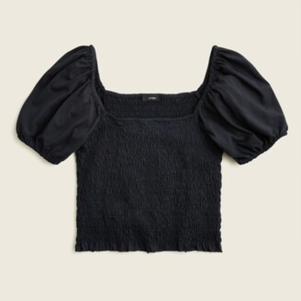 NWT J Crew Smocked Broken-In Top XL